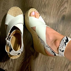 Marc Fisher wedge summer sandal